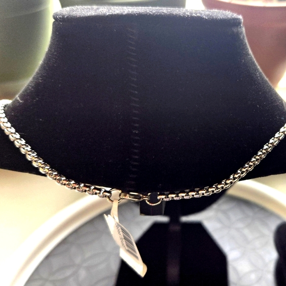 LYNX Box Chain Necklace - Stainless Steel 3.5mm - Picture 5 of 6